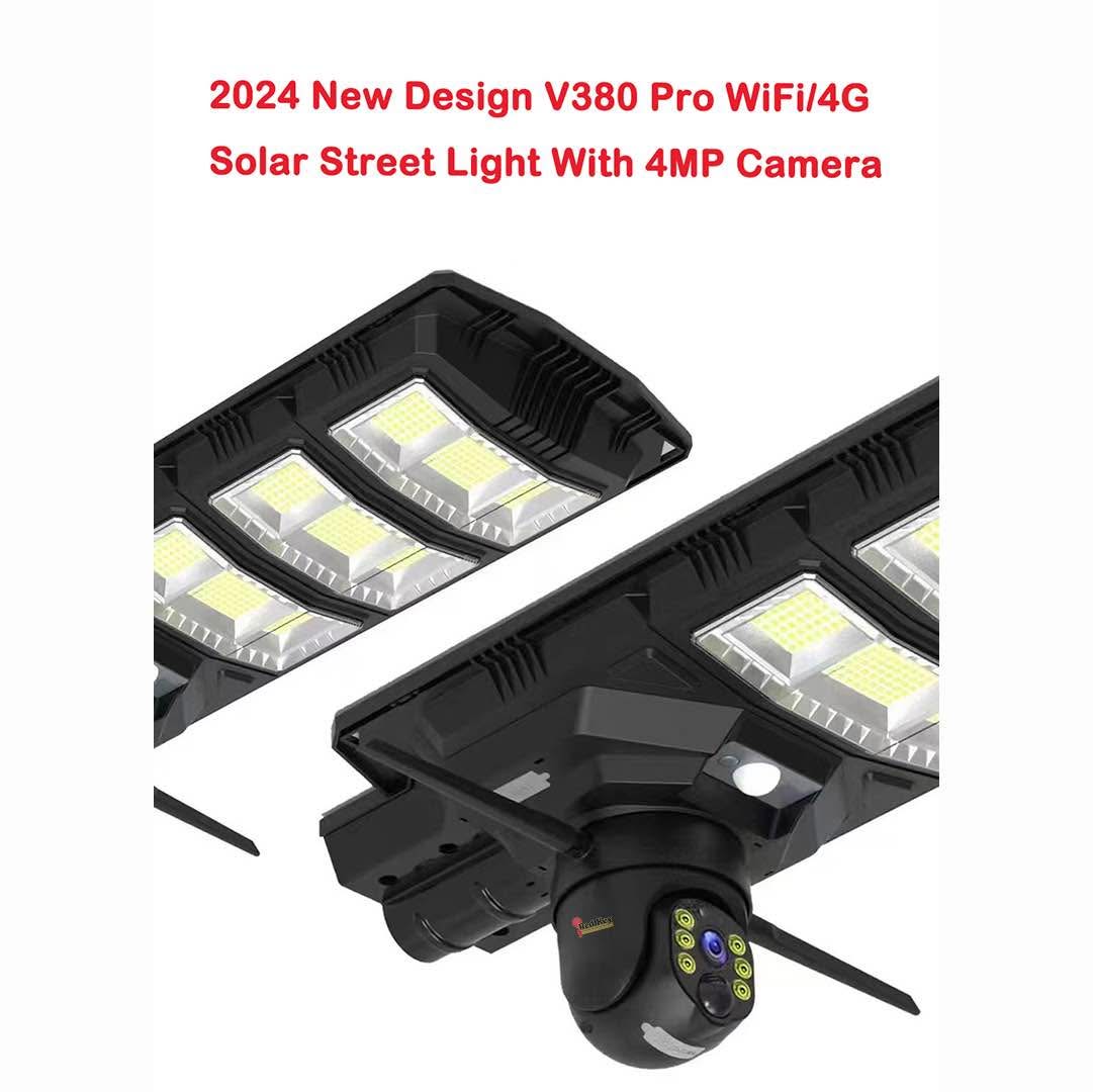 Solar Powered Surveillance Camera + Light