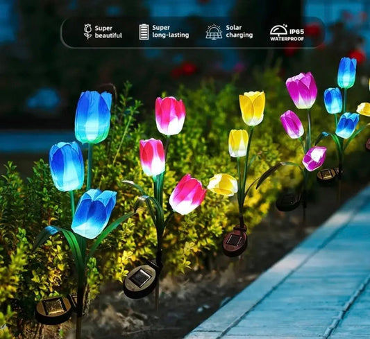 Solar-powered Garden Flowers
